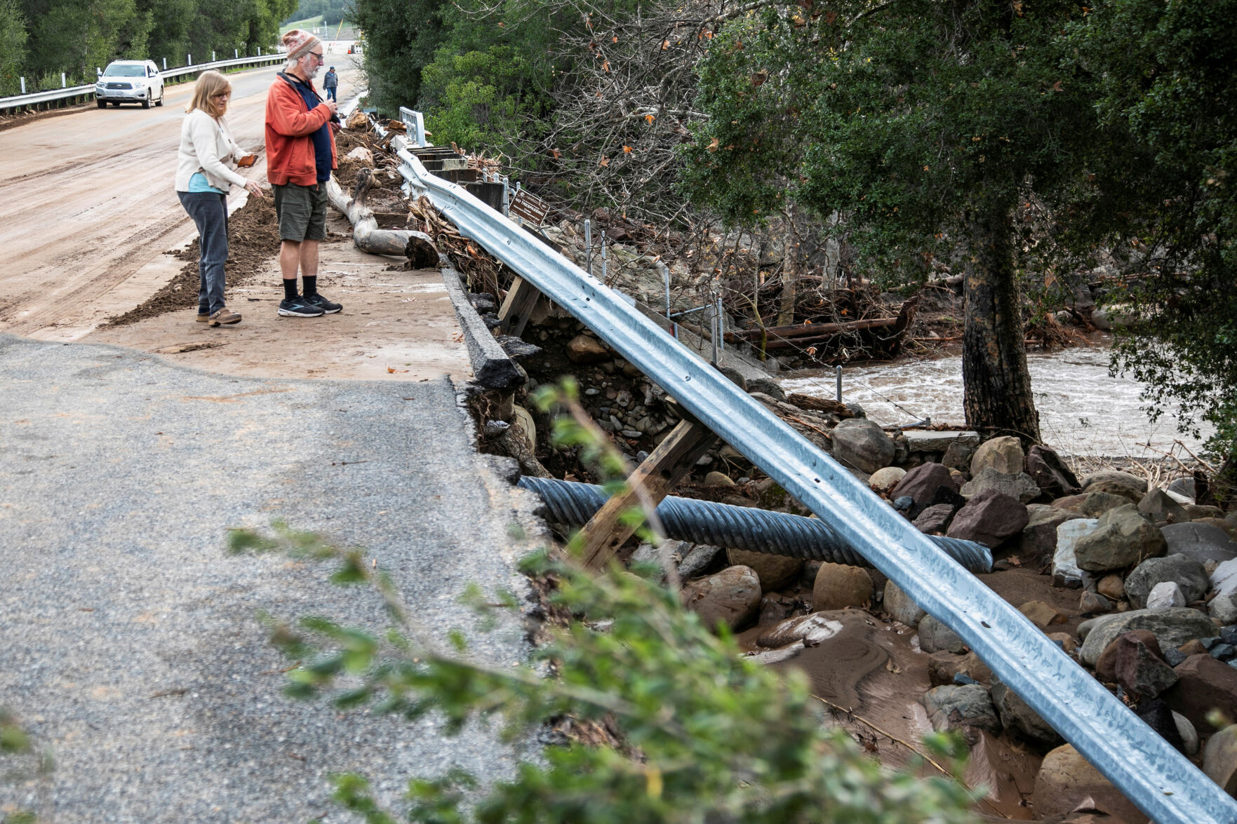 Series of drenching California storms put dent in drought